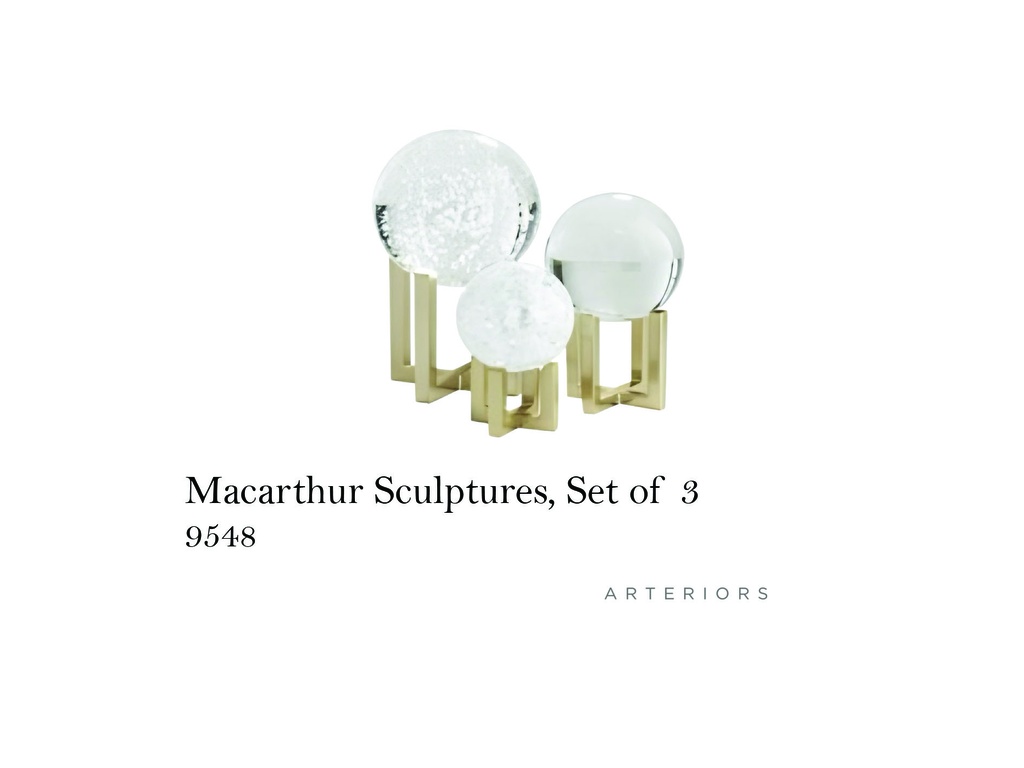 Macarthur Sculptures, Set of 3