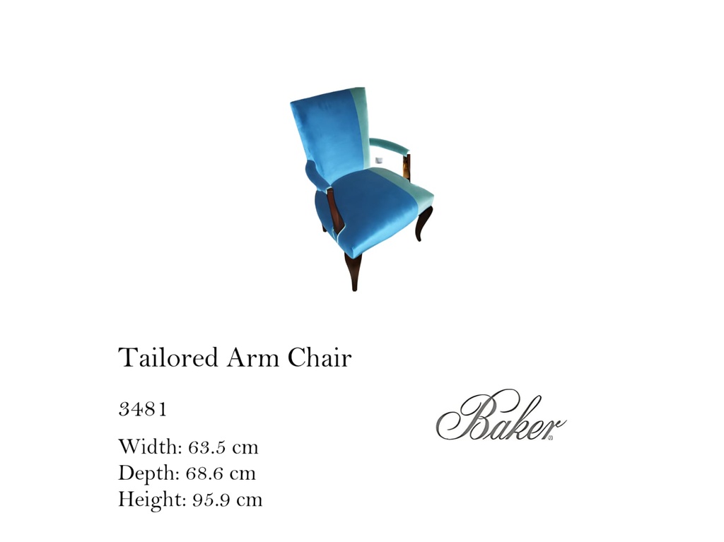 BARBARA BARRY TAILORED ARM CHAIR