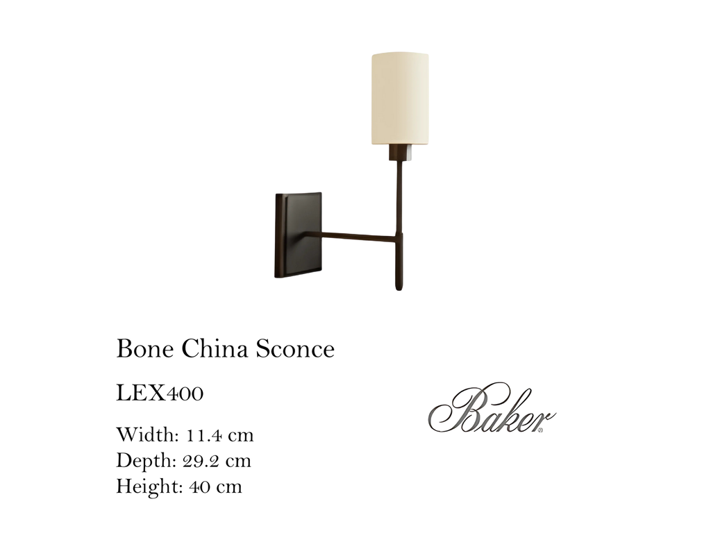 BONE CHINA SCONCE