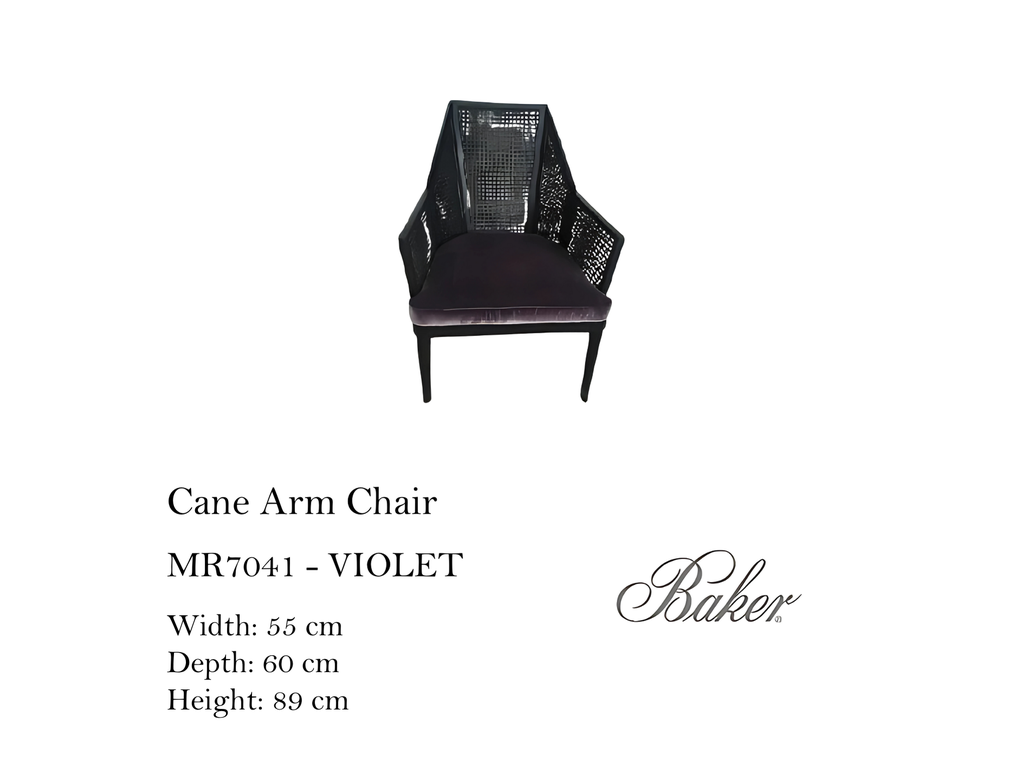 CANE ARM CHAIR