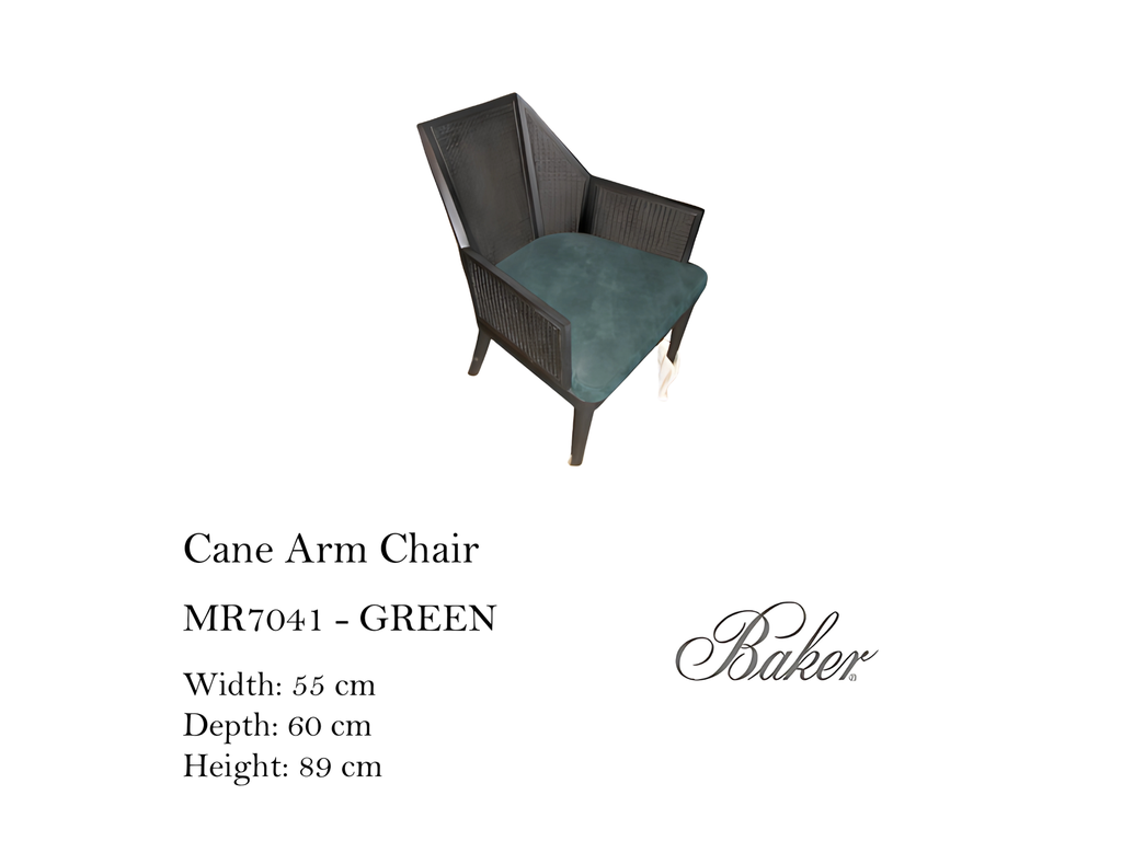 CANE ARM CHAIR