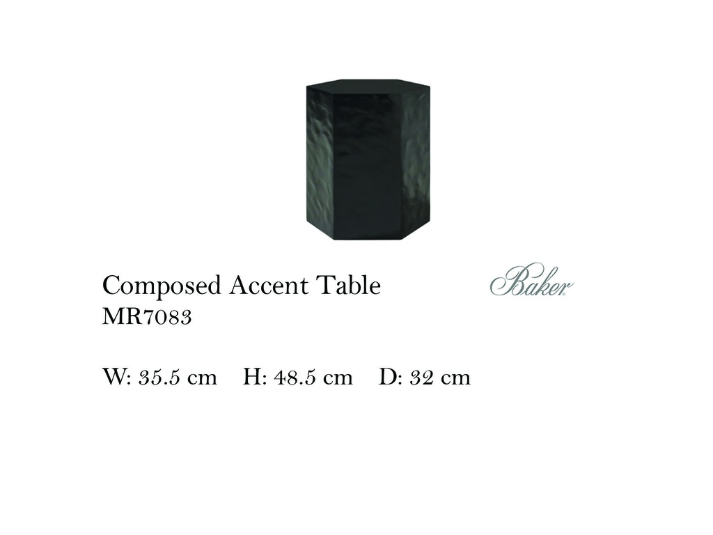 COMPOSED ACCENT TABLE - LOW