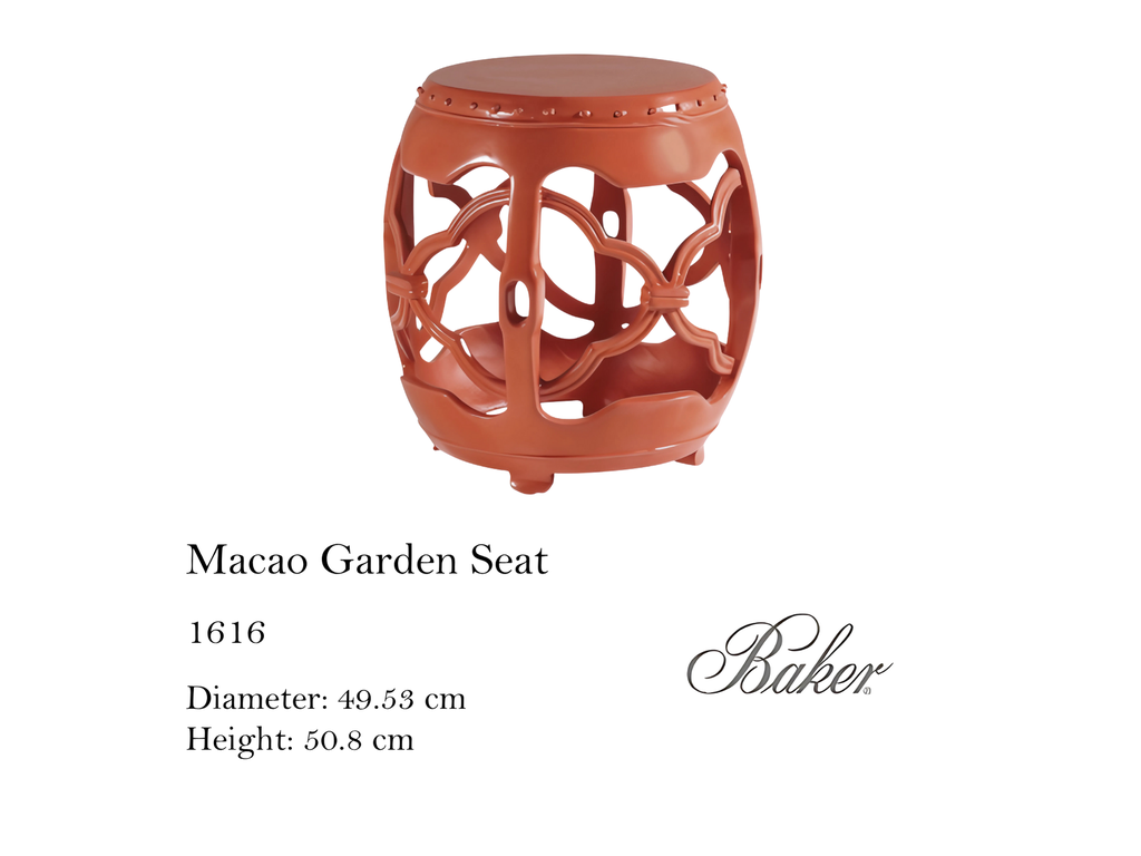 MACAO GARDEN SEAT/TONY DUQUET
