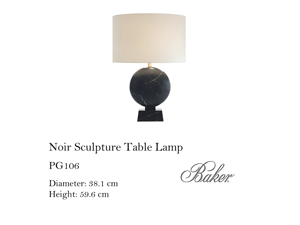 NOIR SCULPTE TABLE LAMP