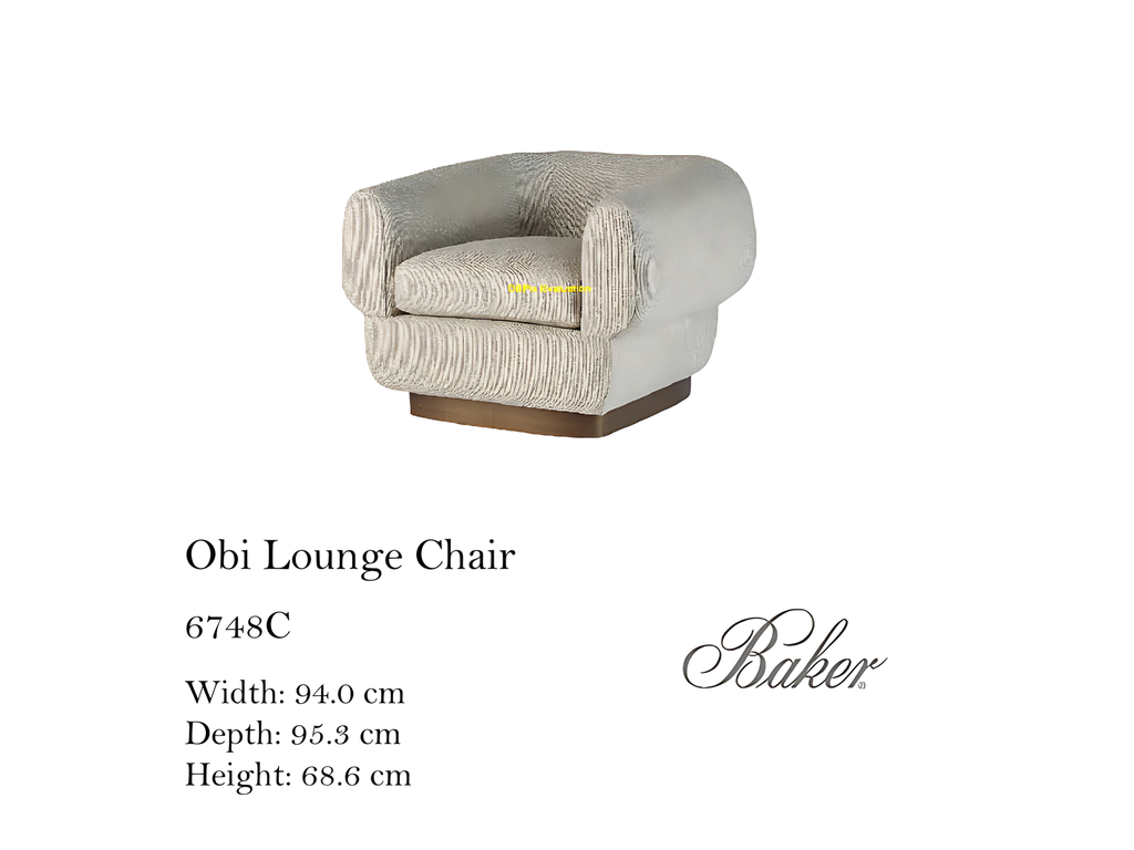 OBI LOUNGE CHAIR BY BARBARA BARRY