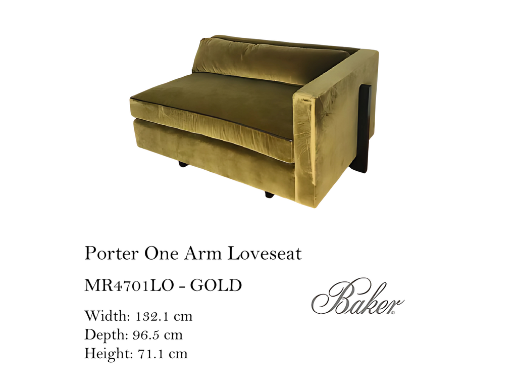 PORTER ONE ARM LOVESEAT - RIGHT ARM
