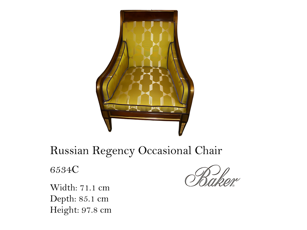 RUSSIAN REGENCY OCCASIONAL CHAIR
