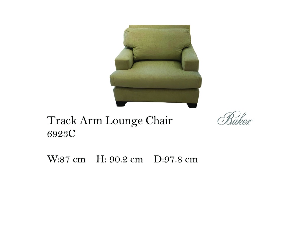 TRACK ARM LOUNGE CHAIR