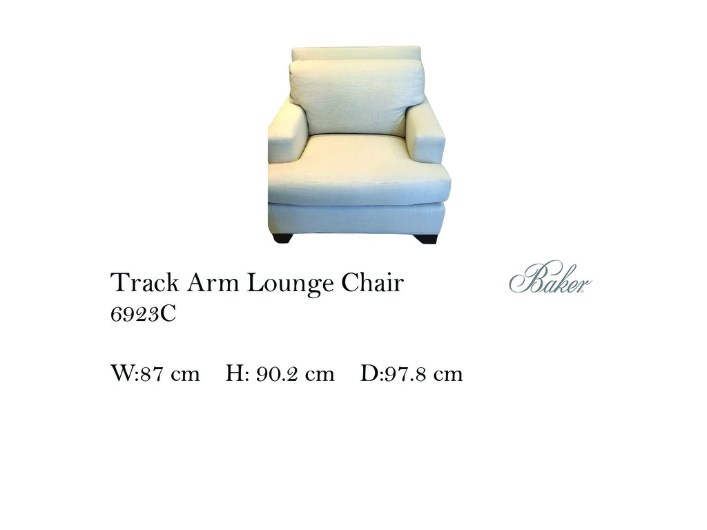 TRACK ARM LOUNGE CHAIR