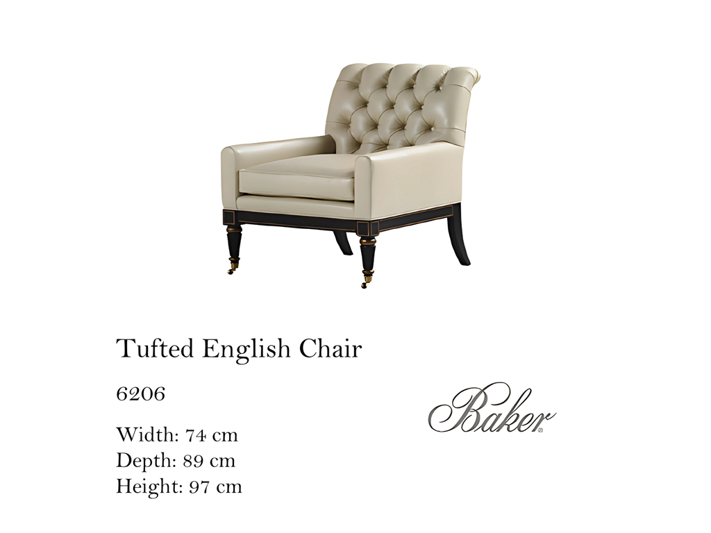 TUFFTED ENGLISH CHAIR