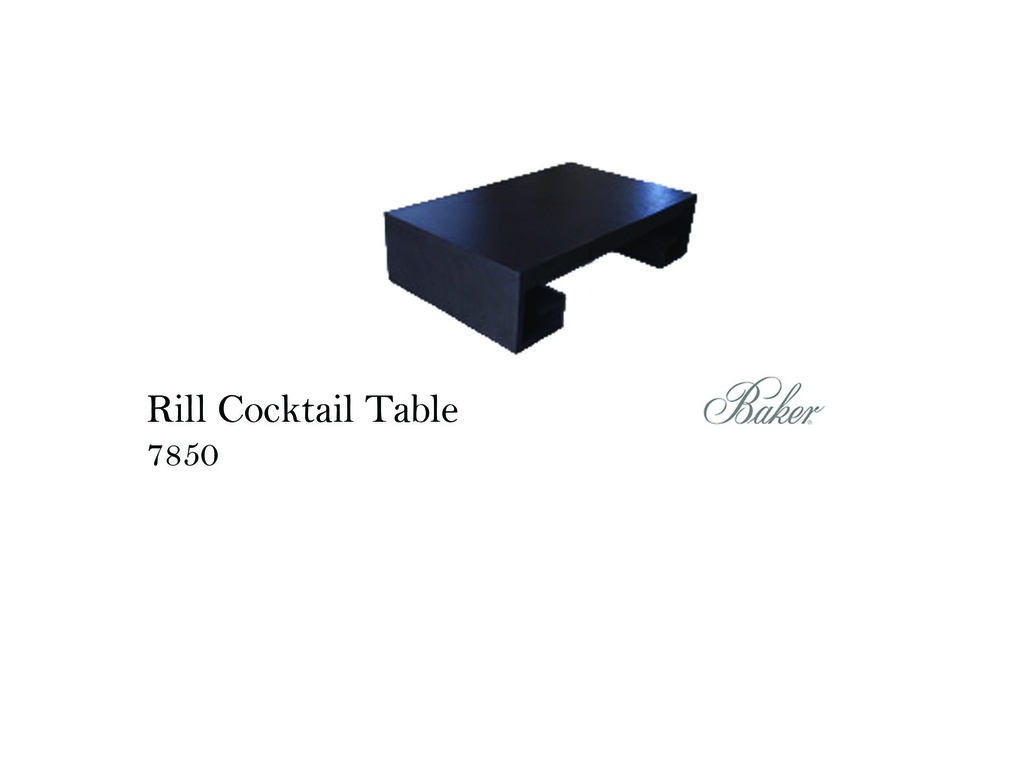 SCROLL COFFEE TABLE