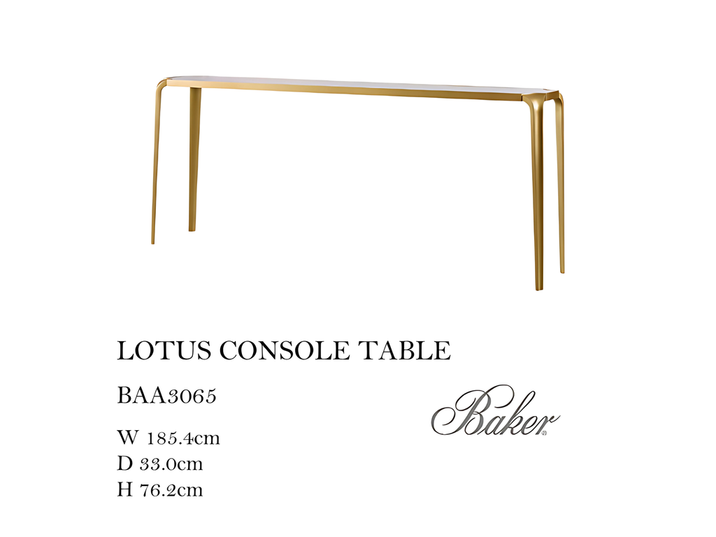 LOTUS CONSOLE TABLE