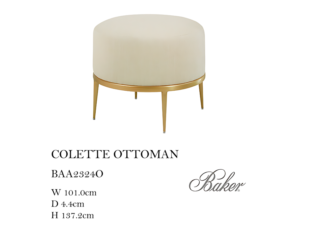 COLETTE OTTOMAN (WHITE)