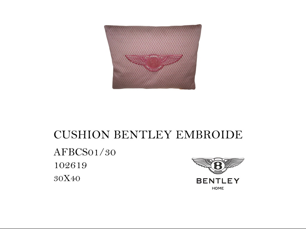 CUSHION BENTLEY EMBROIDE