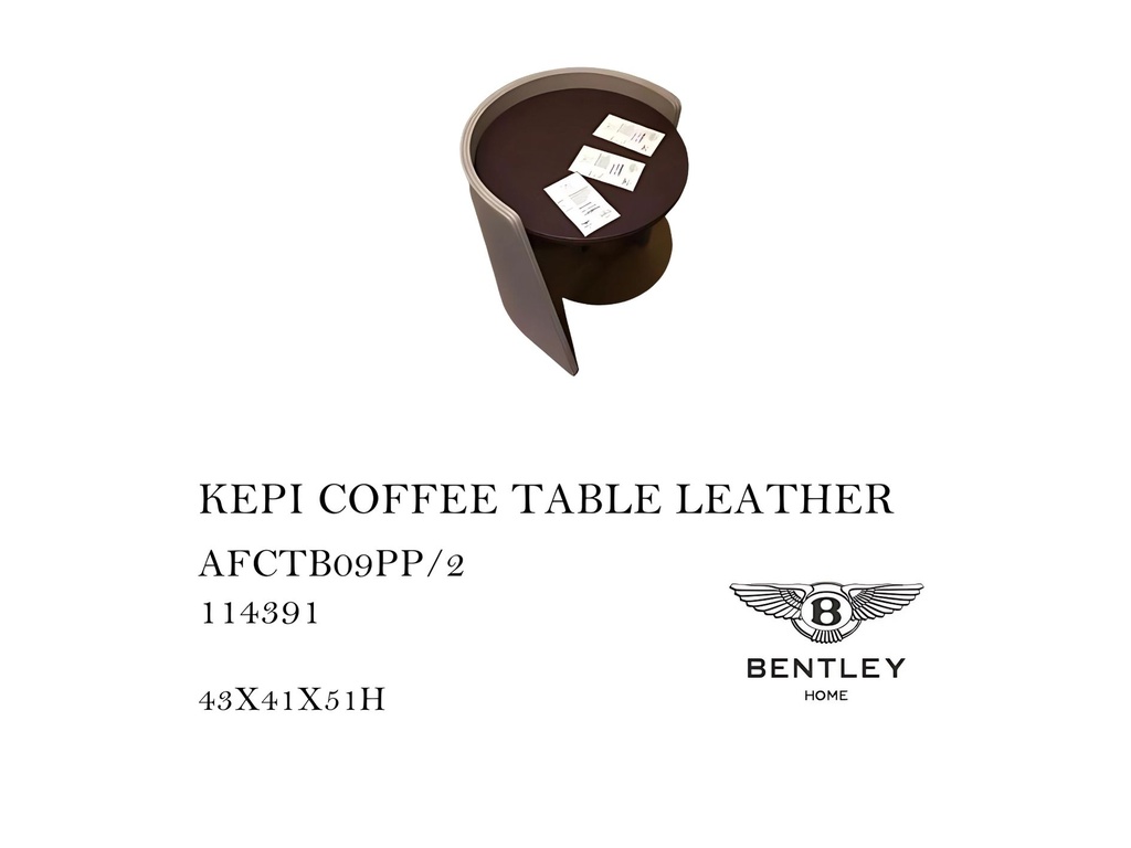 KEPI COFFEE TABLE LEATHER