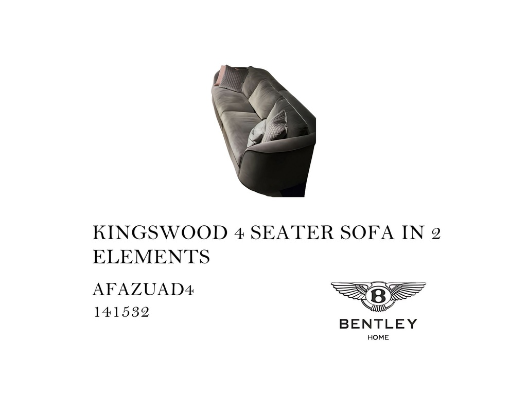 KINGSWOOD 4 SEATER SOFA IN 2 ELEMENTS