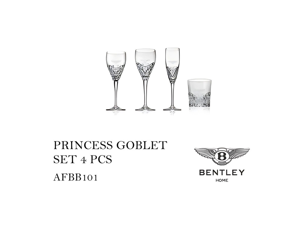 PRINCESS GOBLET SET 4 PCS.