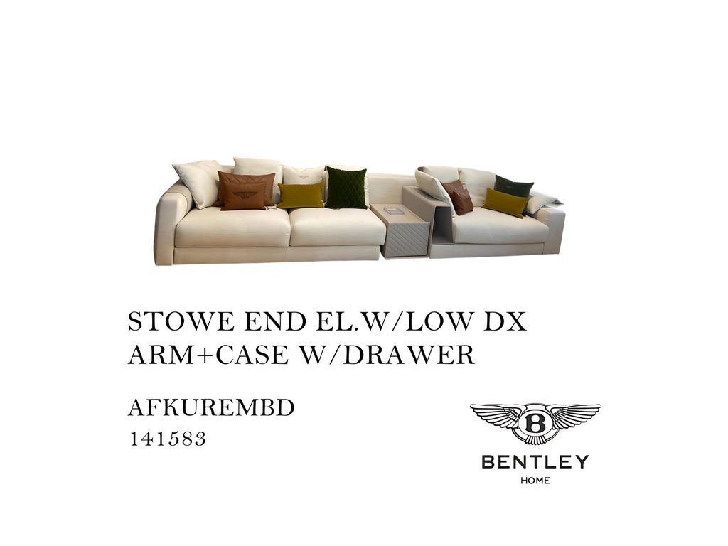STOWE END EL.W/LOW DX ARM+CASE W/DRAWER