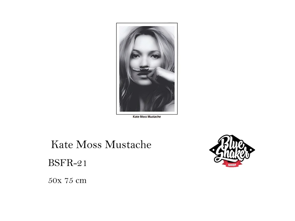 Kate Moss Mustache