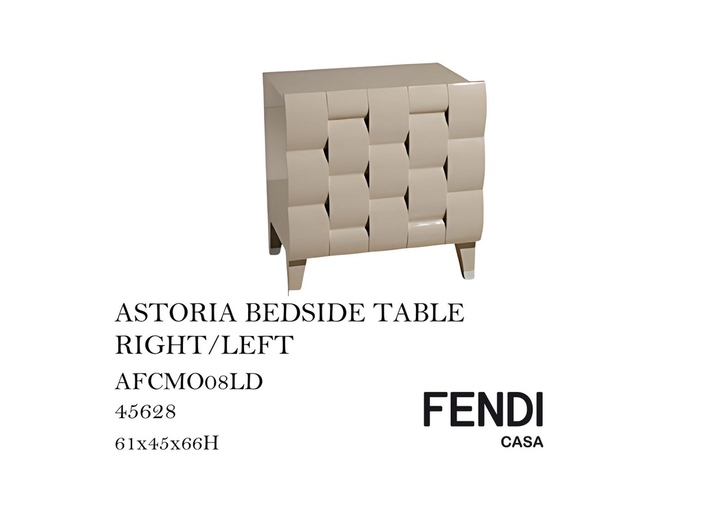 ASTORIA BEDSIDE TABLE RIGHT/LEFT