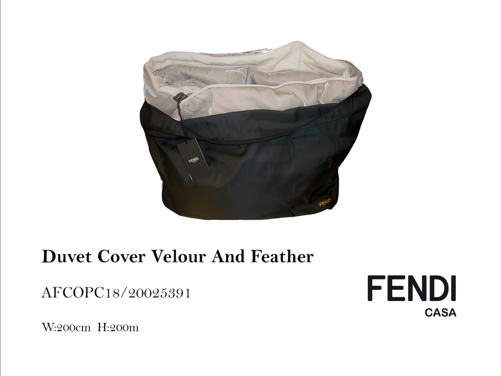 DUVET COVER VELOUR AND FEATHER