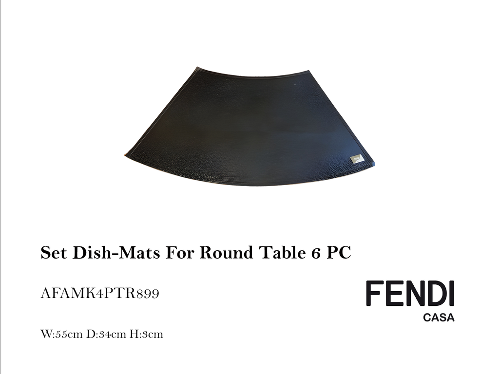 SET DISH-MATS FOR ROUND TABLE 4 PC