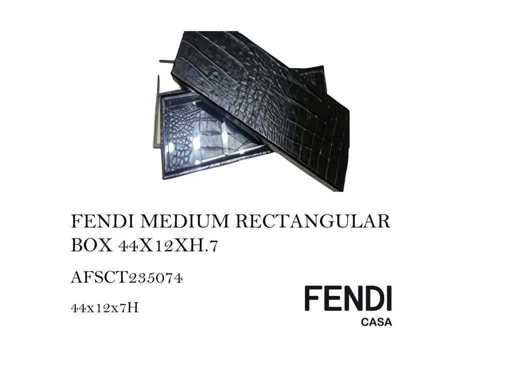 FENDI MEDIUM RECTANGULAR BOX 44X12XH.7