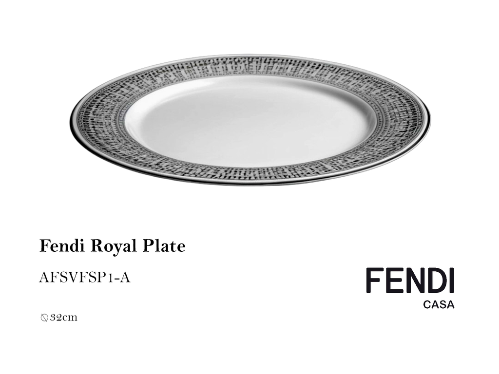 FENDI ROYAL PLATE
