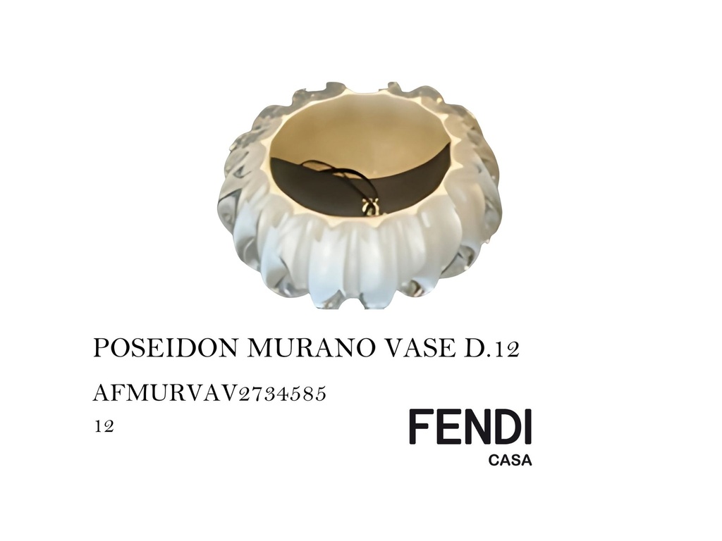 POSEIDON MURANO VASE D.12