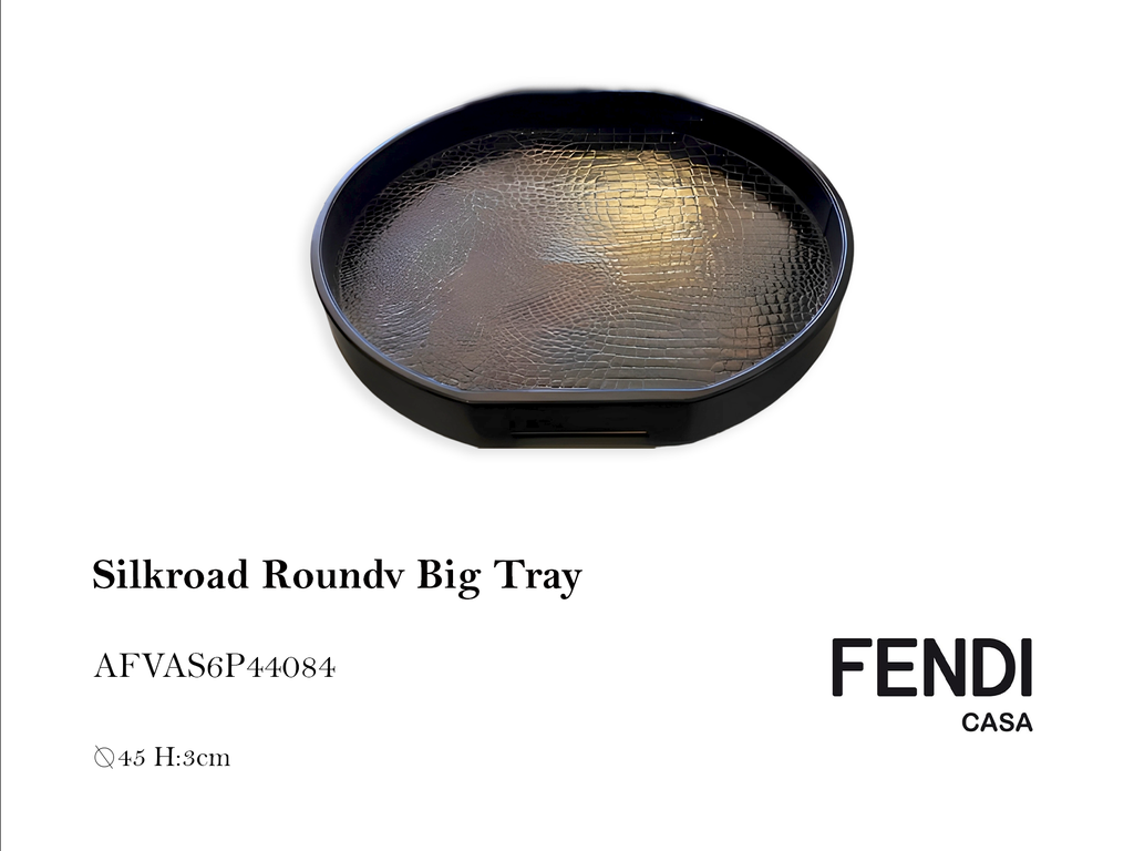 SILKROAD ROUND BIG TRAY