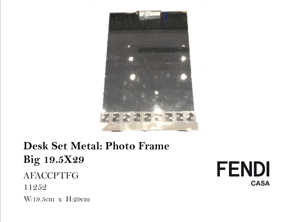 DESK SET METAL: PHOTO FRAME BIG 19.5X29