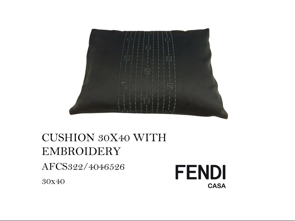 CUSHION 30X40 WITH EMBROIDERY