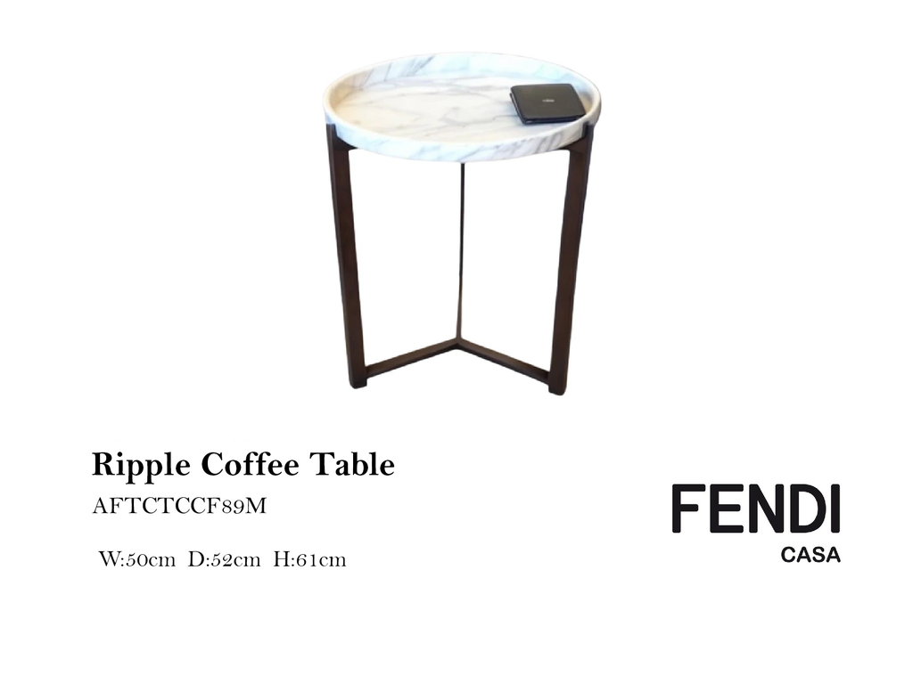 RIPPLE COFFEE TABLE 50x52x61H