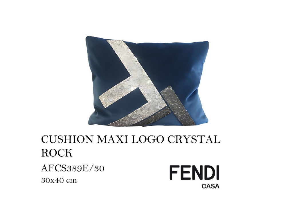 CUSHION MAXI LOGO CRYSTAL ROCK