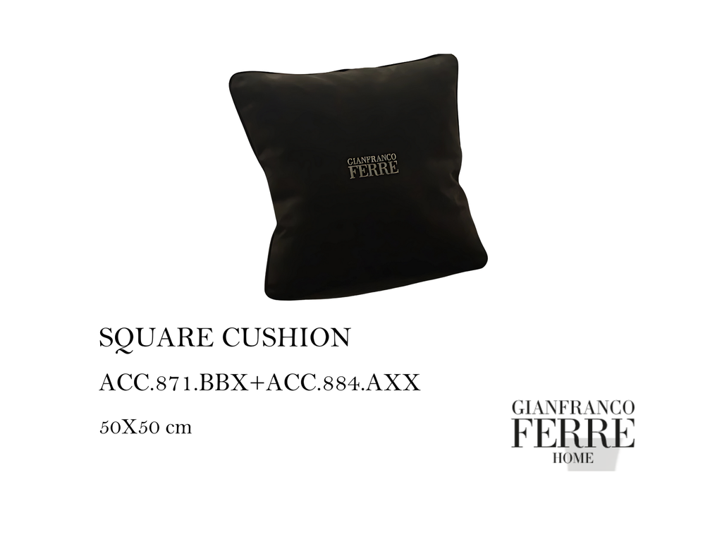 SQUARE CUSHION - BROWN