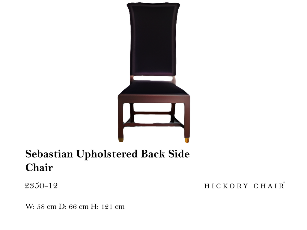 SEBASTIAN UPHOLSTERED BACK SIDE CHAIR