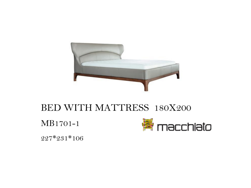 BED FOR MATTRESS 180X200 WITH MATRESSES