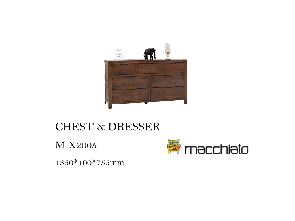 MACCHIATO CHEST AND DRESSER