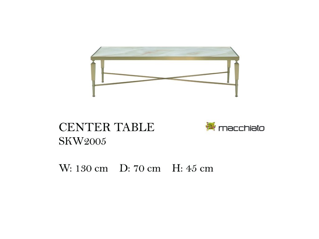 CENTER TABLE ( BLK MARBLE)