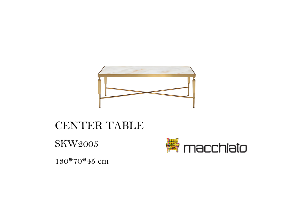 CENTER TABLE ( WHT MARBLE)