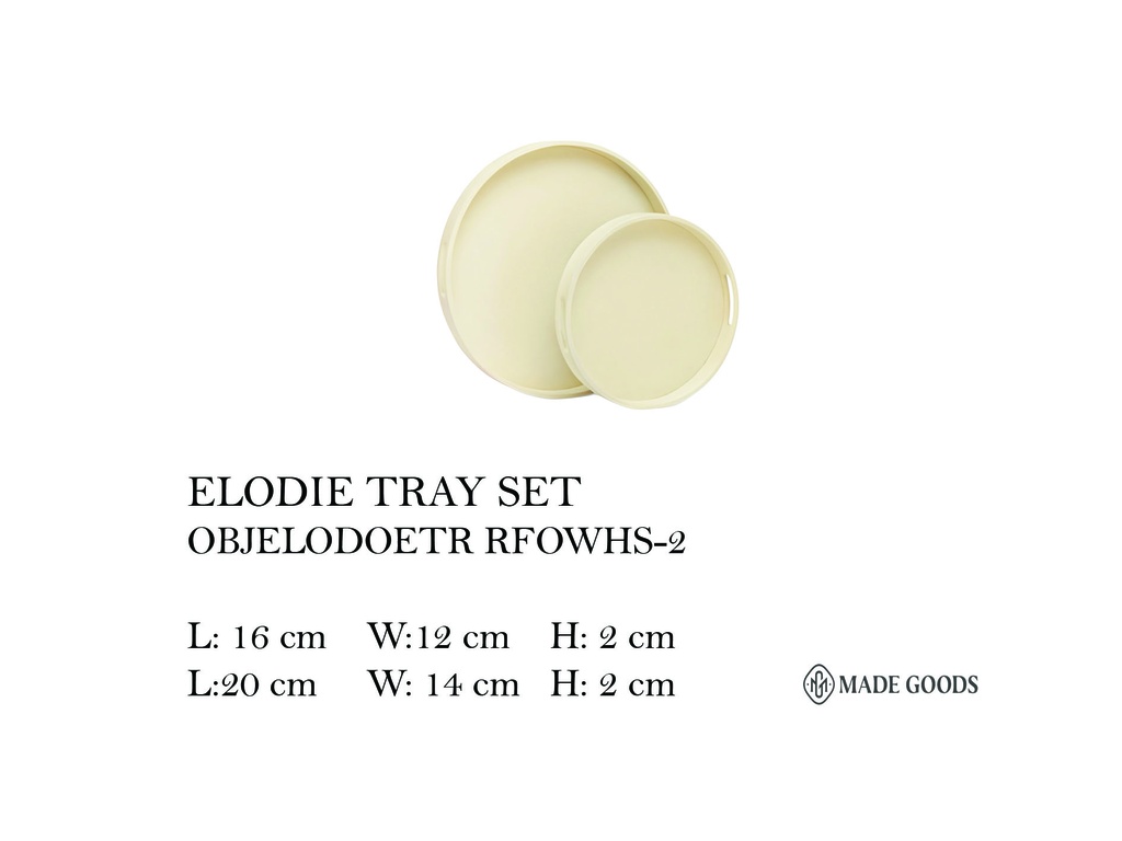 ELODIE TRAY SET