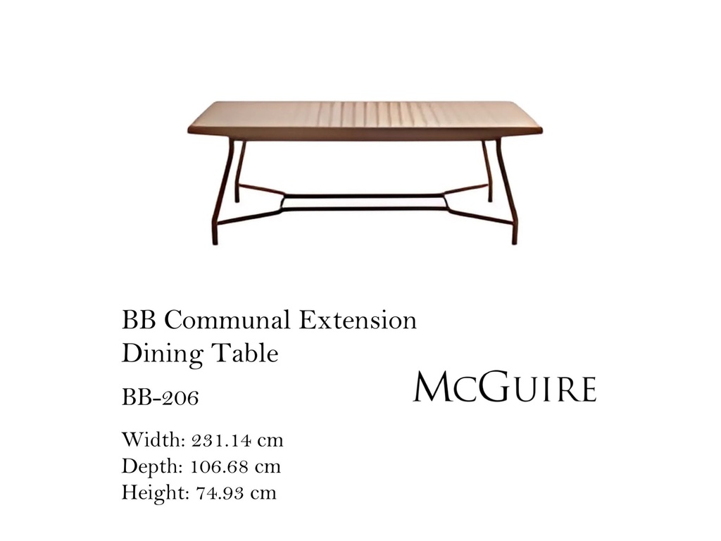 BB COMMUNAL EXTENTION DINING