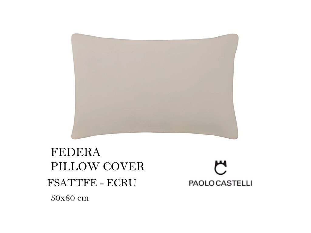 FEDERA PILLOW COVER -ECRU