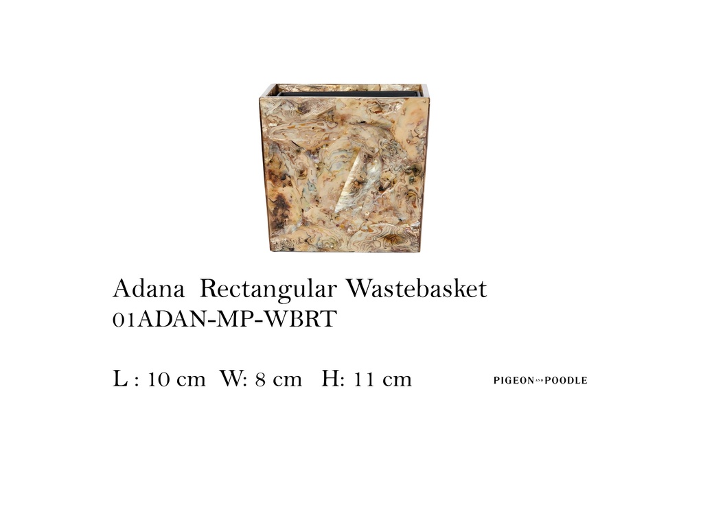 ADANA RECTANGULAR WASTEBASKET