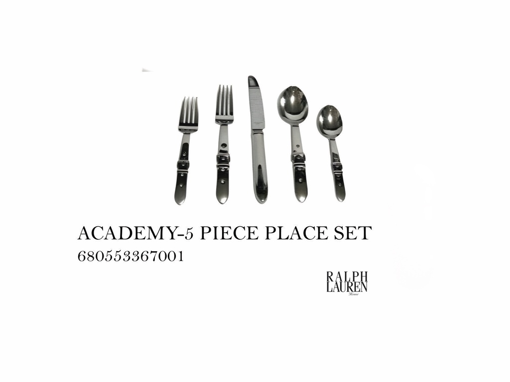 ACADEMY 5 PIECE PLACE SETTING, SILVER