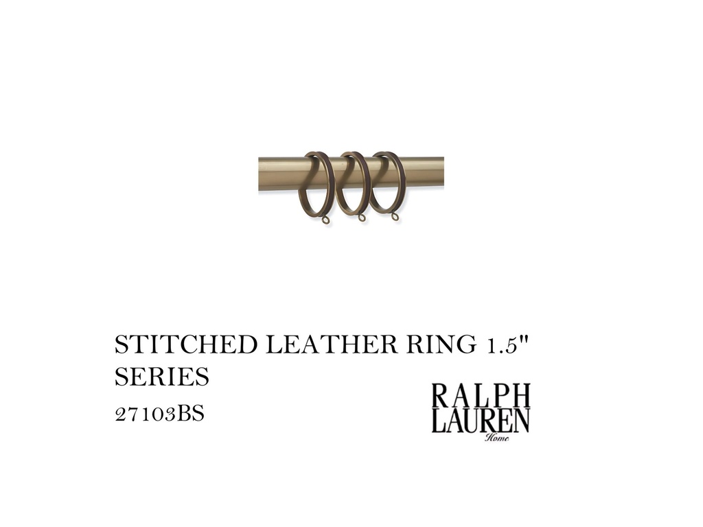 STITCHED LEATHER RING 1.5" SERIES