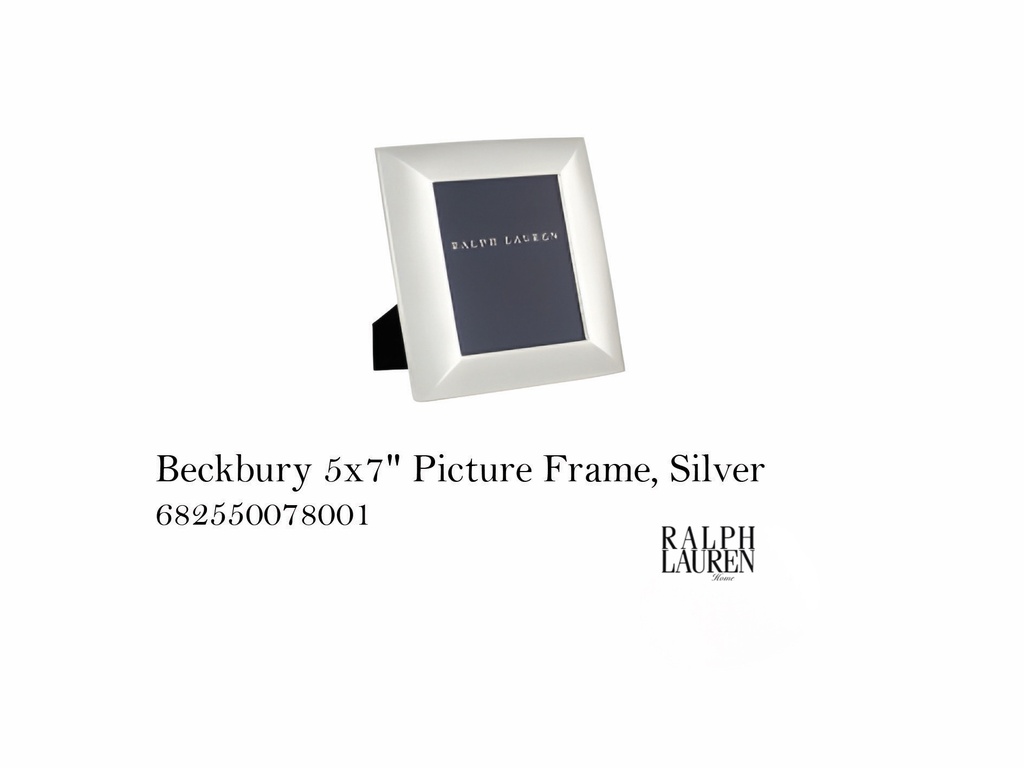 Beckbury 5x7 Picture Frame, Silver