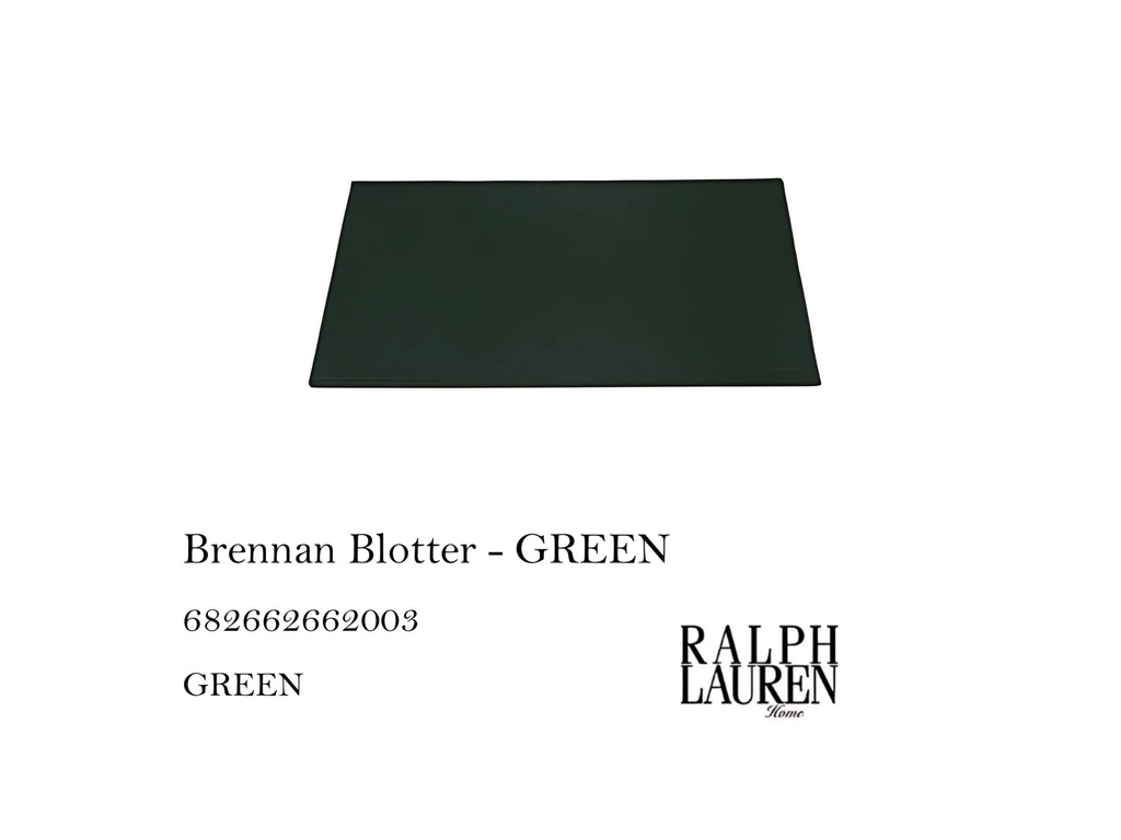 BRENNAN BLOTTER, GREEN