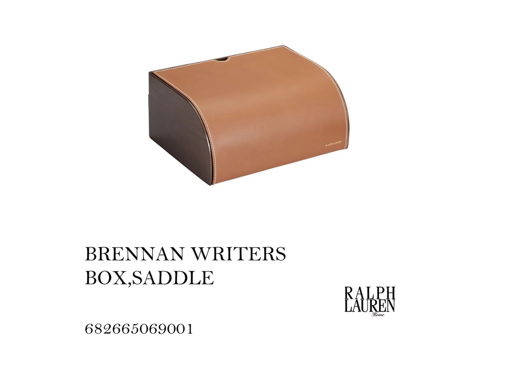 BRENNAN WRITERS BOX,SADDLE