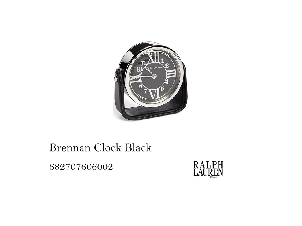 BRENNAN-CLOCK, BLACK